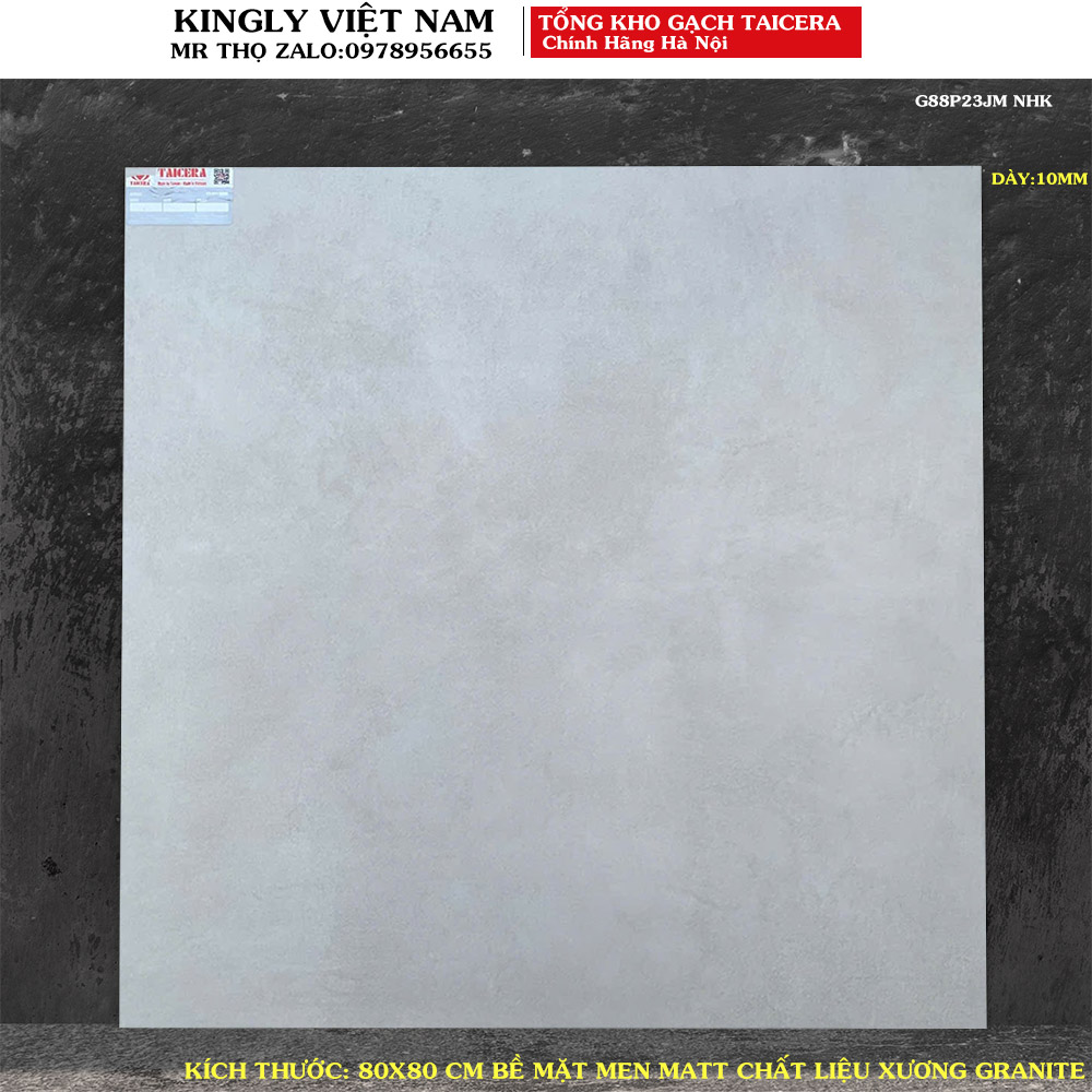 Gạch lát nền Taicera 80x80 G88P23JM Loại 1